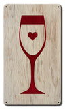 White Wine Vintage Sign Metal Sign