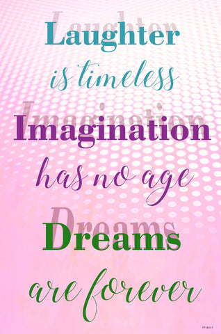 Laughter Is Timeless Vintage Sign Metal Sign