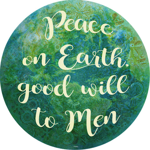 Peace On Earth Vintage Sign Metal Sign