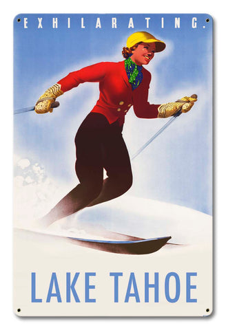Exhilarating-Lake-Tahoe-Vintage-Sign-Metal-Sign