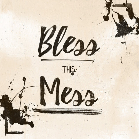 Bless This Mess Vintage Sign Metal Sign