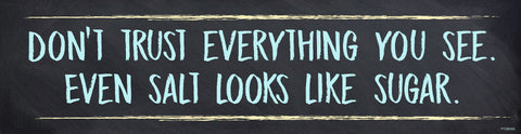 Don't Trust Everything You See Vintage Sign Metal Sign