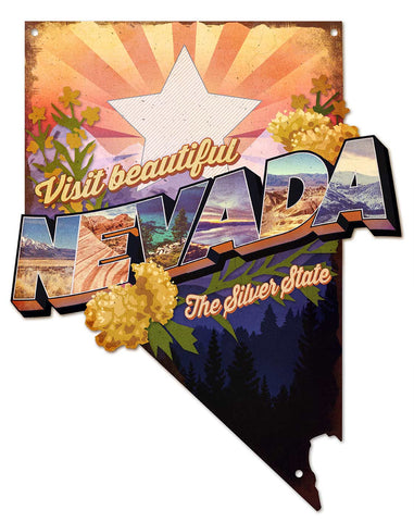 Visit-Beautiful-Nevada-Vintage-Sign-Metal-Sign