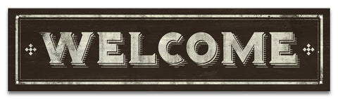 Welcome Vintage Sign Metal Sign