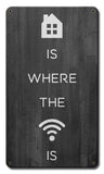 Home Is Where The Wifi Is Vintage Sign Metal Sign