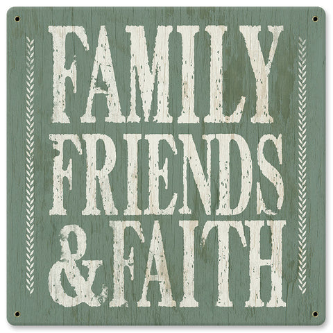 Family-Friends-Faith-Vintage-Sign-Metal-Sign