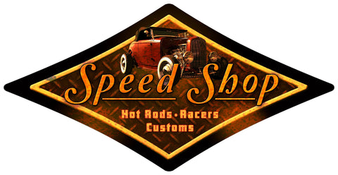 Speed Shop Vintage Sign Metal Sign