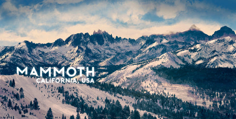 Mammoth California Landscape Vintage Sign Metal Sign
