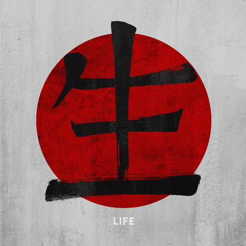 Life Kanji Vintage Sign Metal Sign