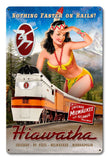 Hiawatha Train Vintage Sign Metal Sign