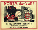 PTSB125 - ROCKY MOUNTAIN HONEY Metal Sign