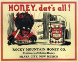 PTSB125   ROCKY MOUNTAIN HONEY Metal Sign