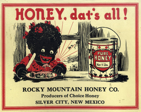 PTSB125   ROCKY MOUNTAIN HONEY Metal Sign