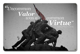 Iwo Jima Nimitz Vintage Sign Metal Sign