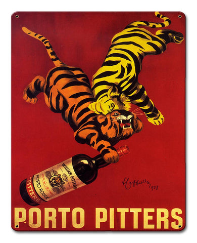 Porto Pitters Vintage Sign Metal Sign