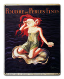Poudre de Perles Fines Vintage Sign Metal Sign