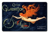 Cycles Gladiator Vintage Sign Metal Sign