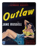 Howard Hughes Outlaw Vintage Sign Metal Sign