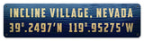 Incline Village Vintage Sign Metal Sign