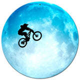 Moon Biker Vintage Sign Metal Sign