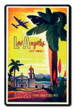 Los Angeles TWA Vintage Sign Metal Sign