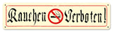 Rauchen Verboten Vintage Sign Metal Sign