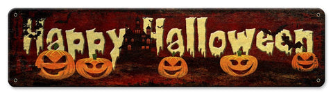 Happy Halloween Vintage Sign Metal Sign
