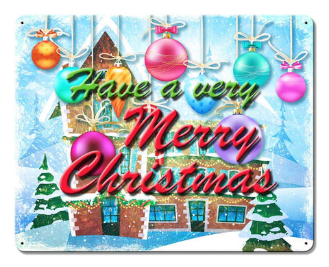 Have A Merry Christmas Vintage Sign Metal Sign