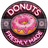 Donuts Freshly Made Vintage Sign Metal Sign