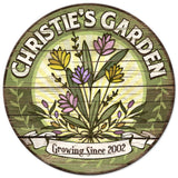 Garden  Vintage Sign - Personalized Metal Sign