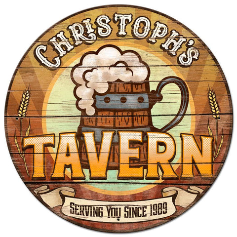 Tavern  Vintage Sign - Personalized Metal Sign