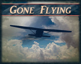 Gone Flying Vintage Sign Metal Sign