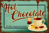 Hot Chocolate Metal Sign