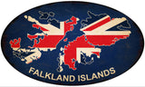 Falkland Islands Metal Sign