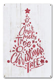 O'-Christmas-Tree-Metal-Sign