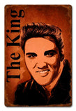THE KING Metal Sign