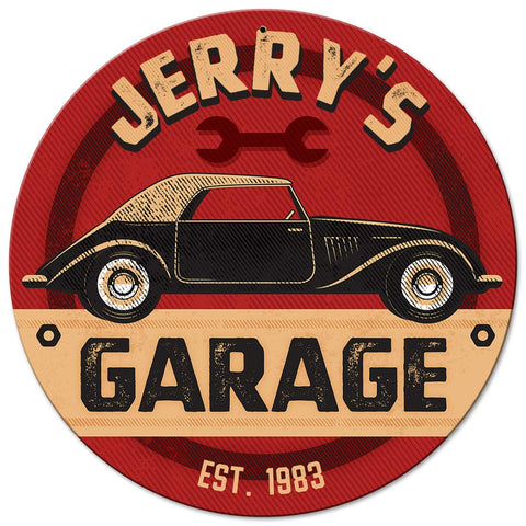 Garage  - Personalized Metal Sign