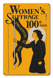 Women's Suffrage 100th Anniversary Metal Sign