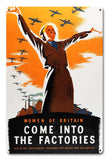 Women Of Britain Metal Sign