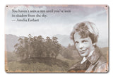 Earhart Tree Quote 18 x 12 Satin Metal Sign