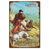 Lefever Shotgun Ad Metal Sign 16in X 24in Metal Sign