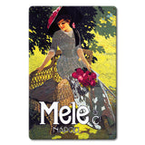 Mele Napoli Vintage Ad Metal Sign 12in X 18in Metal Sign
