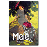 Mele Napoli Vintage Ad Metal Sign 16in X 24in Metal Sign