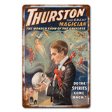 Thurston The Magician Vintage Metal Sign 12in X 18in Metal Sign