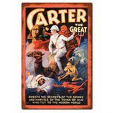 Carter The Great Metal Sign 16in X 24in Metal Sign
