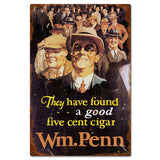 Good 5 Cent Cigar Metal Sign 16in X 24in Metal Sign
