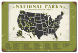 PTSB663   NATIONAL PARKS Metal Sign