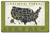 PTSB664   NATIONAL PARKS Metal Sign