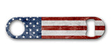 American Flag 7 x 4 Bottle Opener Metal Sign