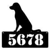 Lab Address Sign    Personalized Metal Sign